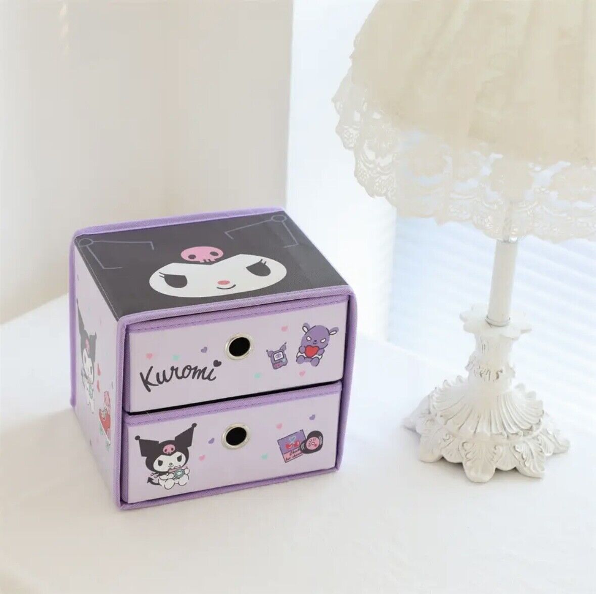 Sanrio Characters 2 Drawers Foldable Storage Bin