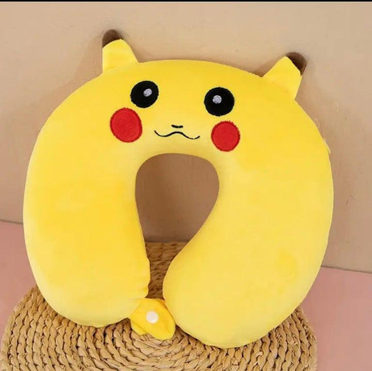 Pikachu U shape travel neck pillow