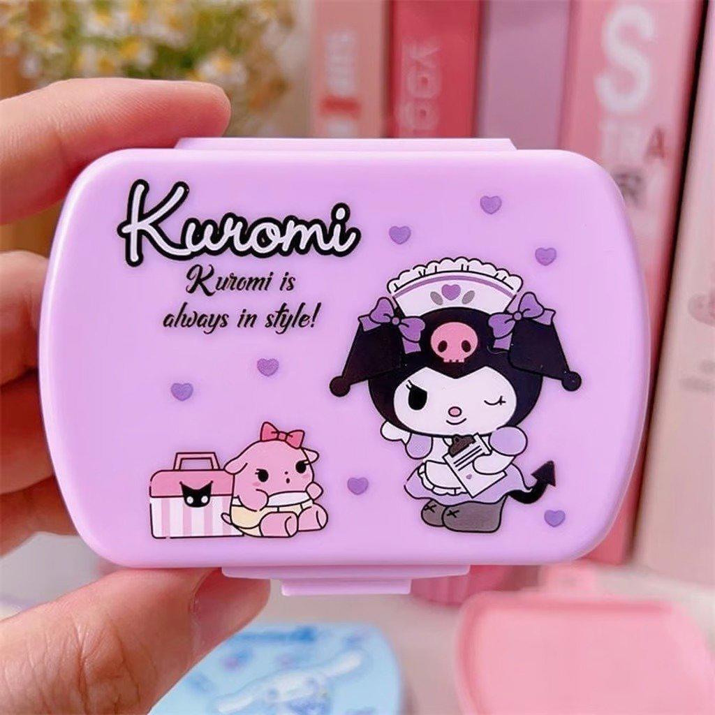 Kuromi 6 Compartments Pill Case