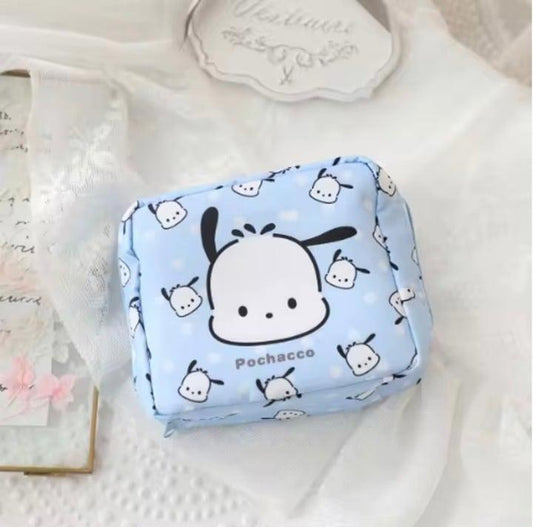 Pochacco carrying organizer zipper pouch