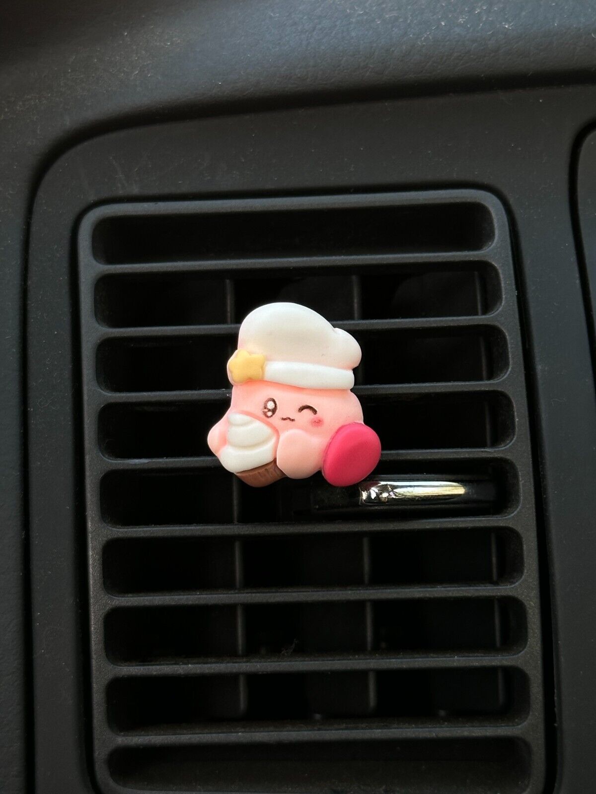 Kirby Characters Plush Cushion Car AC Vent Clips Decoratio