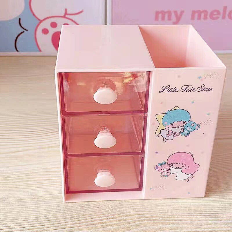 US Seller Sanrio Characters Desk Organizer/Drawer Storage Kuromi Cinnamoroll Kit