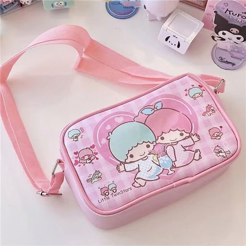 Sanrio HELLO KITTY CHARACTERS crossbody BAG KUROMI My Melody