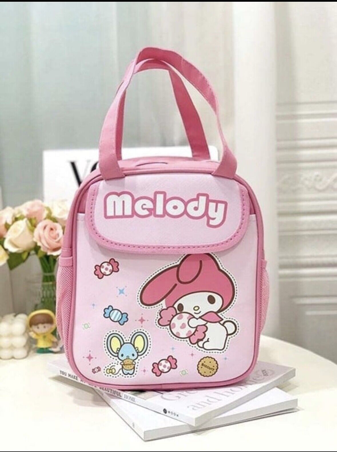 US Seller HELLO KITTY Kuromi Pochacco Pompompurin INSULATED LUNCH BAG Cinnamorol