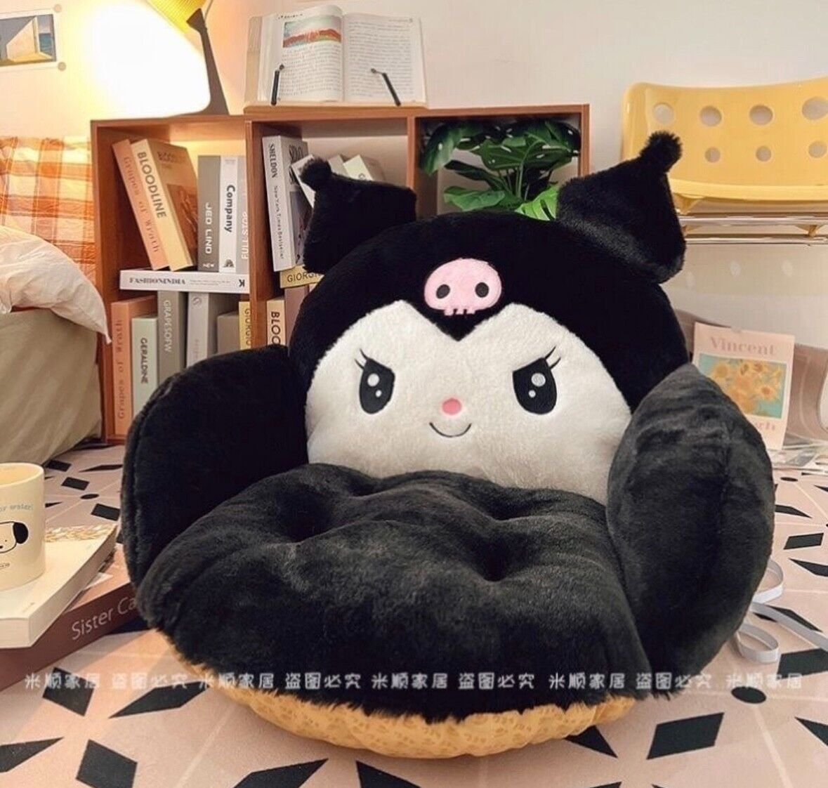 Sanrio Plush Seat Pad Cushion for Attachable to chairs