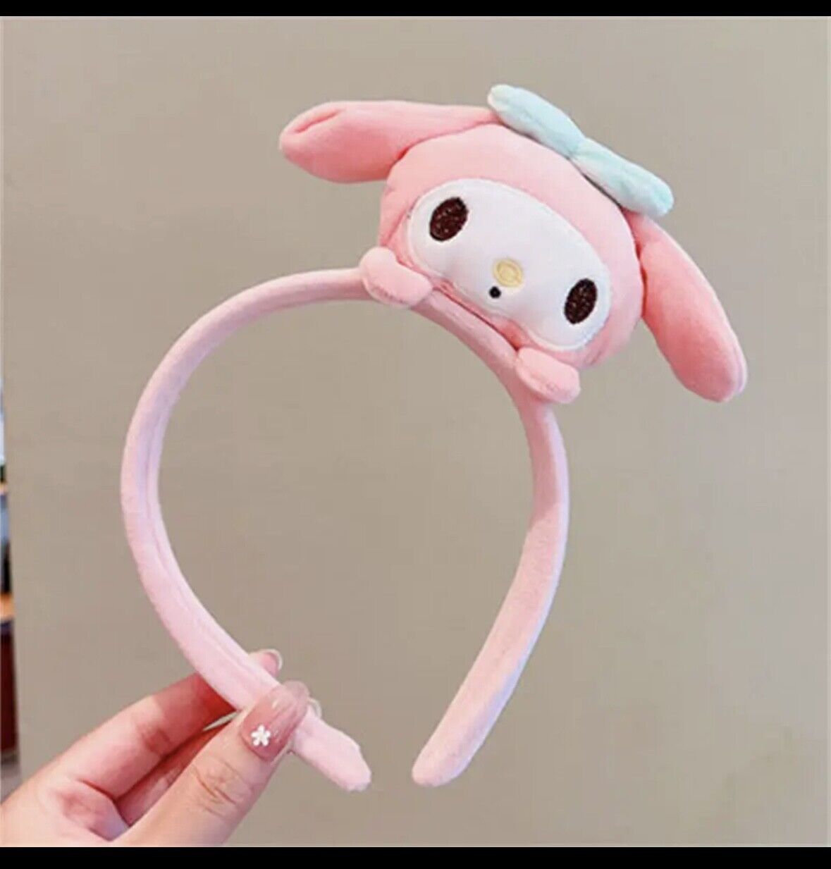 Sanrio Kuromi Cinnamoroll Pom Melody Headband Non Slip Elastic Hair Accessories