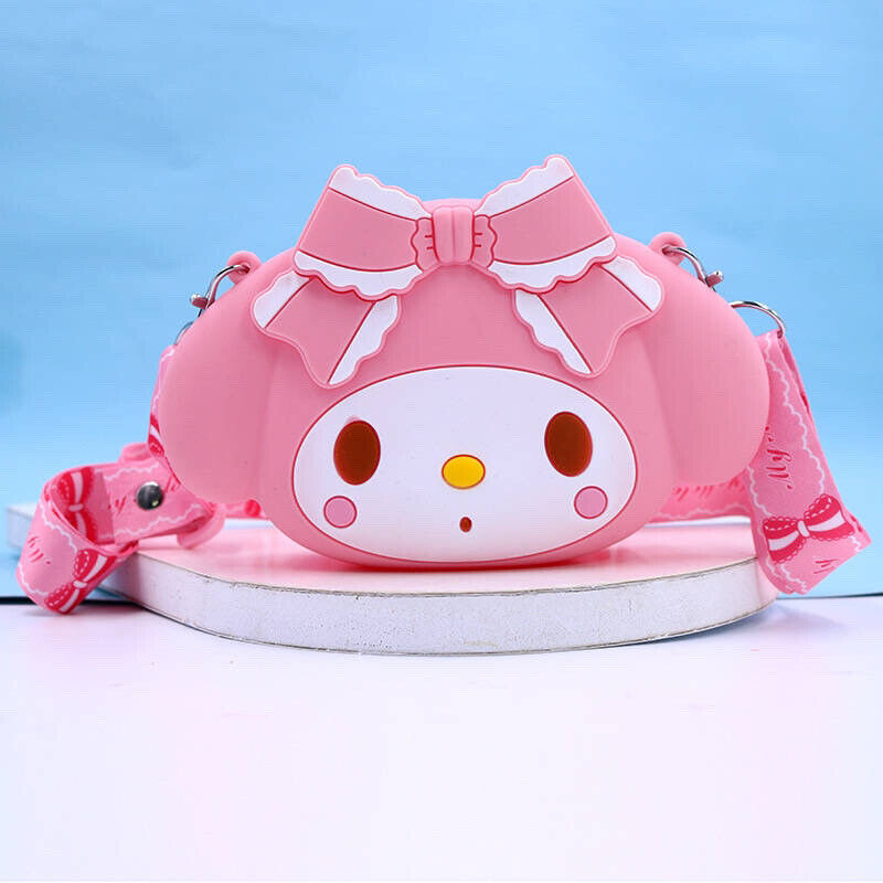 Back to school Sanrio HELLO KITTY CHARACTERS silicon crossbody BAG