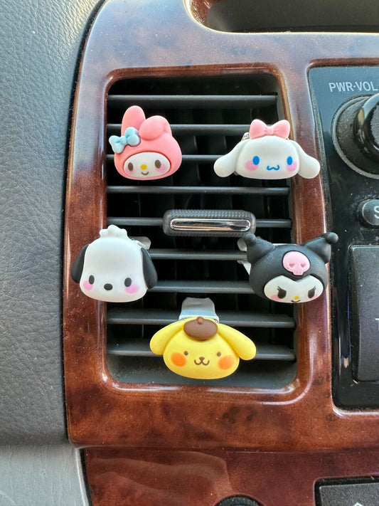 Sanrio Kuromi My Melody Pochacco  Characters  Car AC Vent Clips Decoration