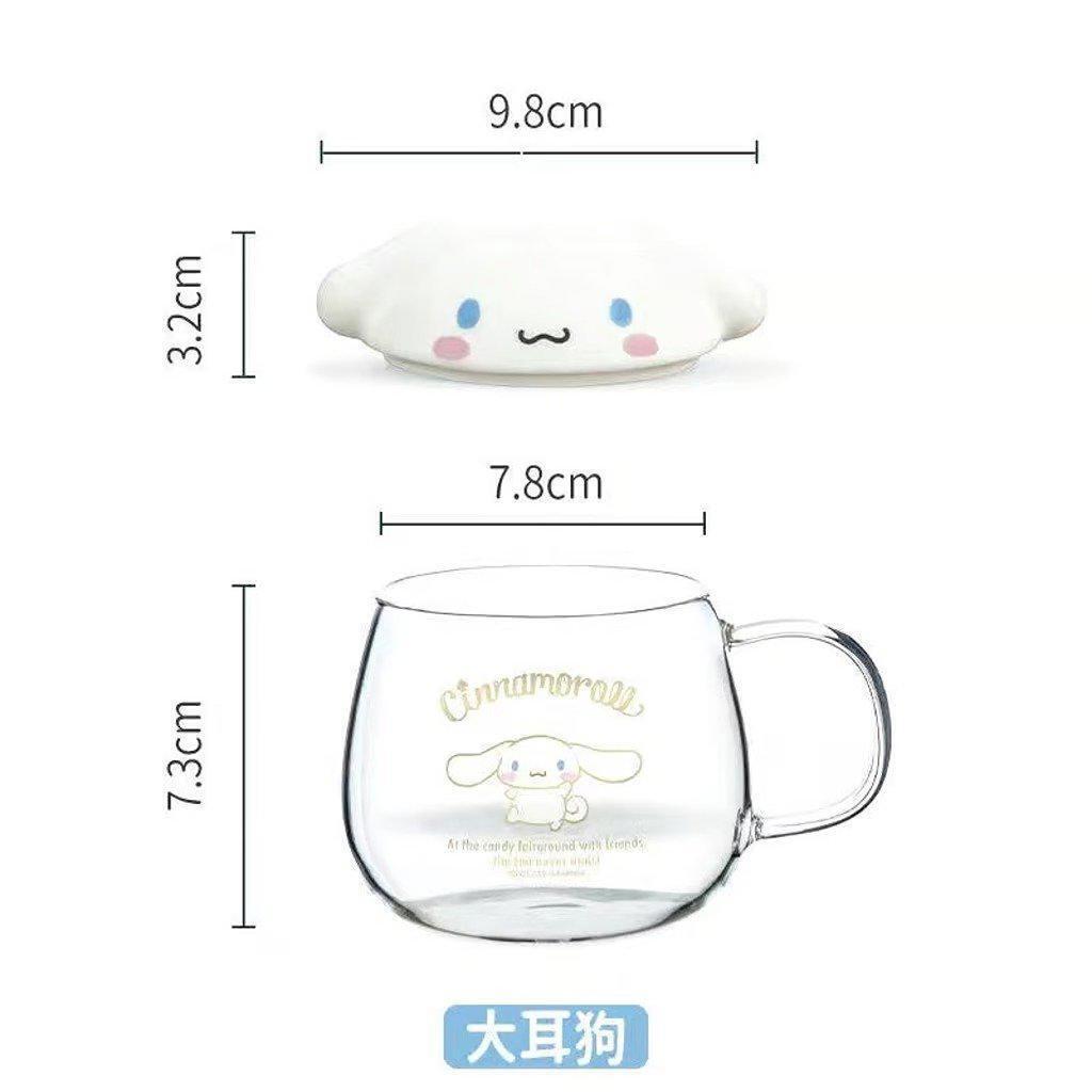 Cinnamoroll high borosilicate glass mug