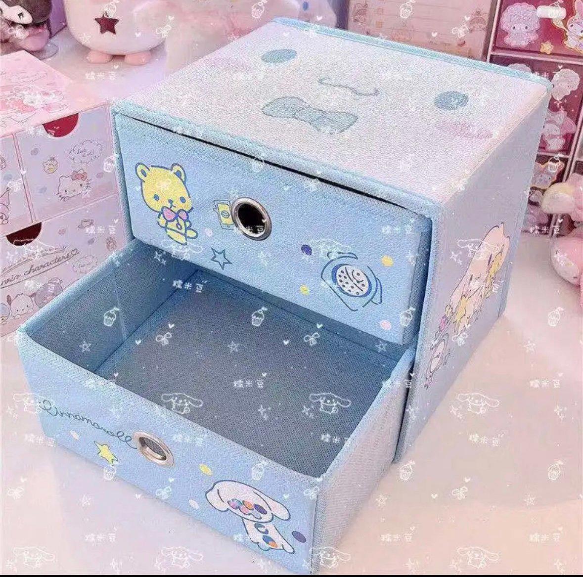 2 Tier Cinnamoroll Foldable Storage box