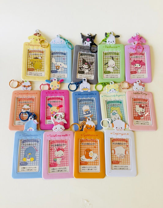 [US SELLER] OFFICIAL Sanrio Japan Character KPop Photocard Holder Snap Hook