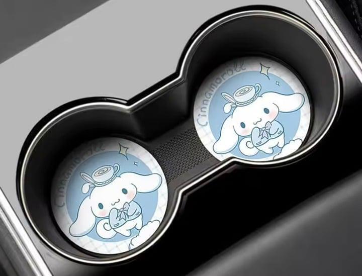 Cinnamoroll 2pc Car Coaster Set