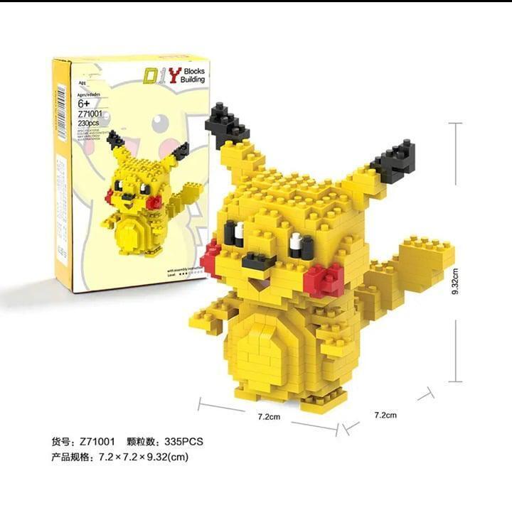 DIY Pikachu Lego Model Building Block