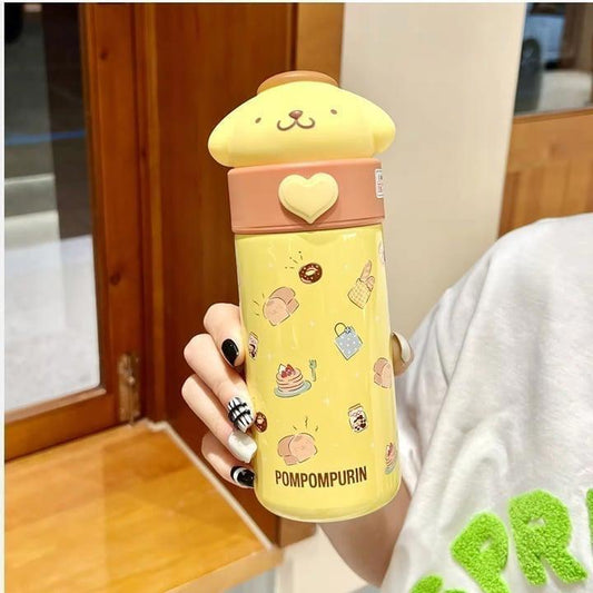 Pompompurin Stainless Steel thermos bottle tumbler Cute Kawaii bottle water