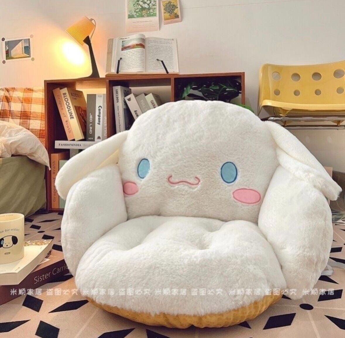 Sanrio Plush Seat Pad Cushion for Attachable to chairs