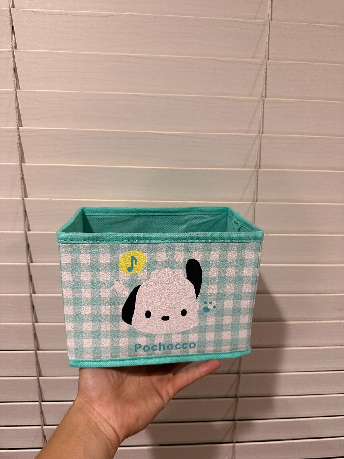 Hello Kitty Collapsible Desk Storage Bin