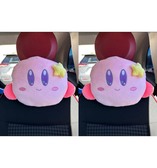 2 pcs of Kirby Car Pillow/headrest