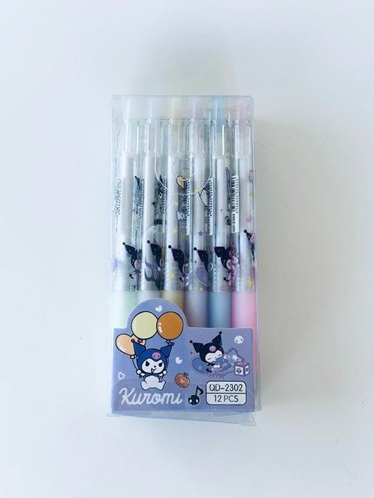 Pack of 12 Kuromi Ballpoints Pens