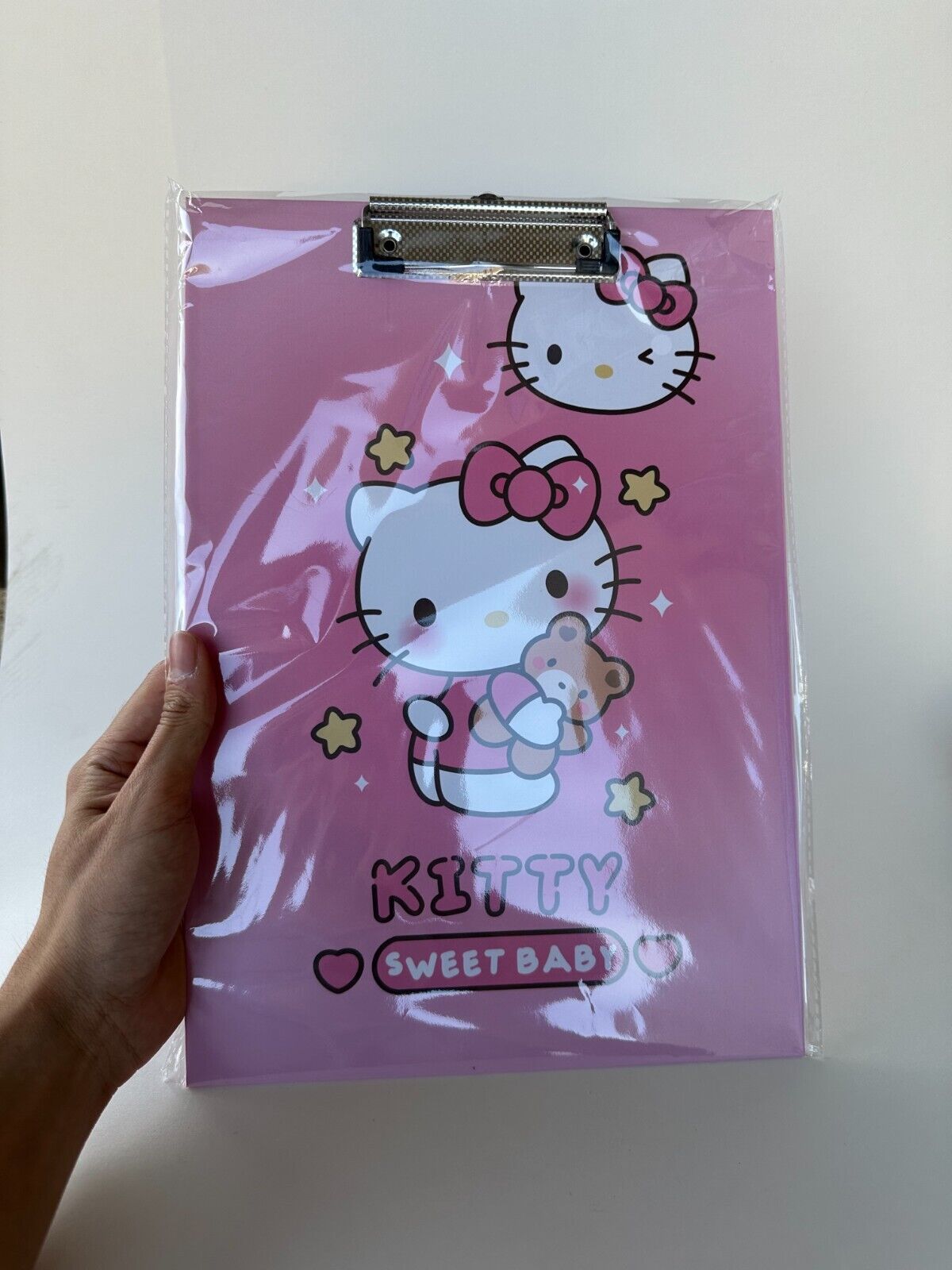 Sanrio Characters Hologram Document Clip Board Paper File Folder Office Supplies