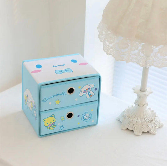 2 Tier Cinnamoroll Foldable Storage box