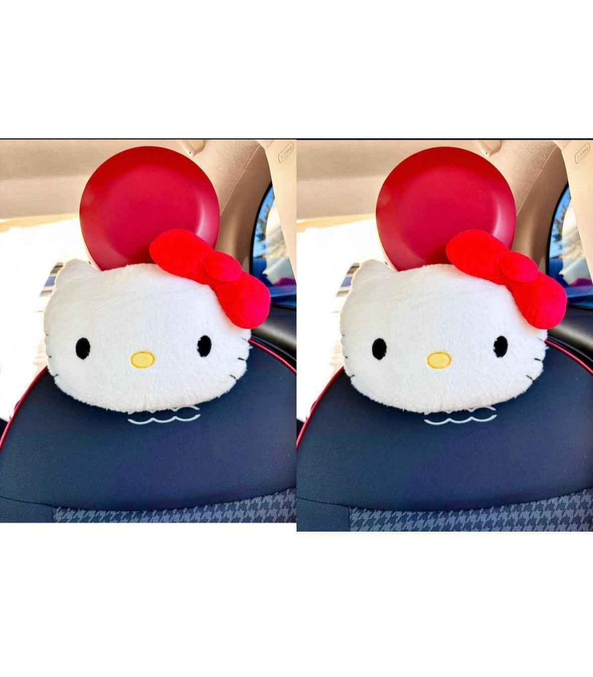 2 pcs of Hello Kitty Car Pillow/headrest