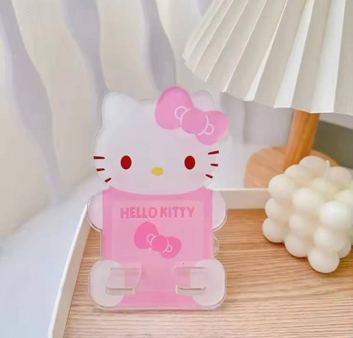 Pink Hello Kitty phone stand