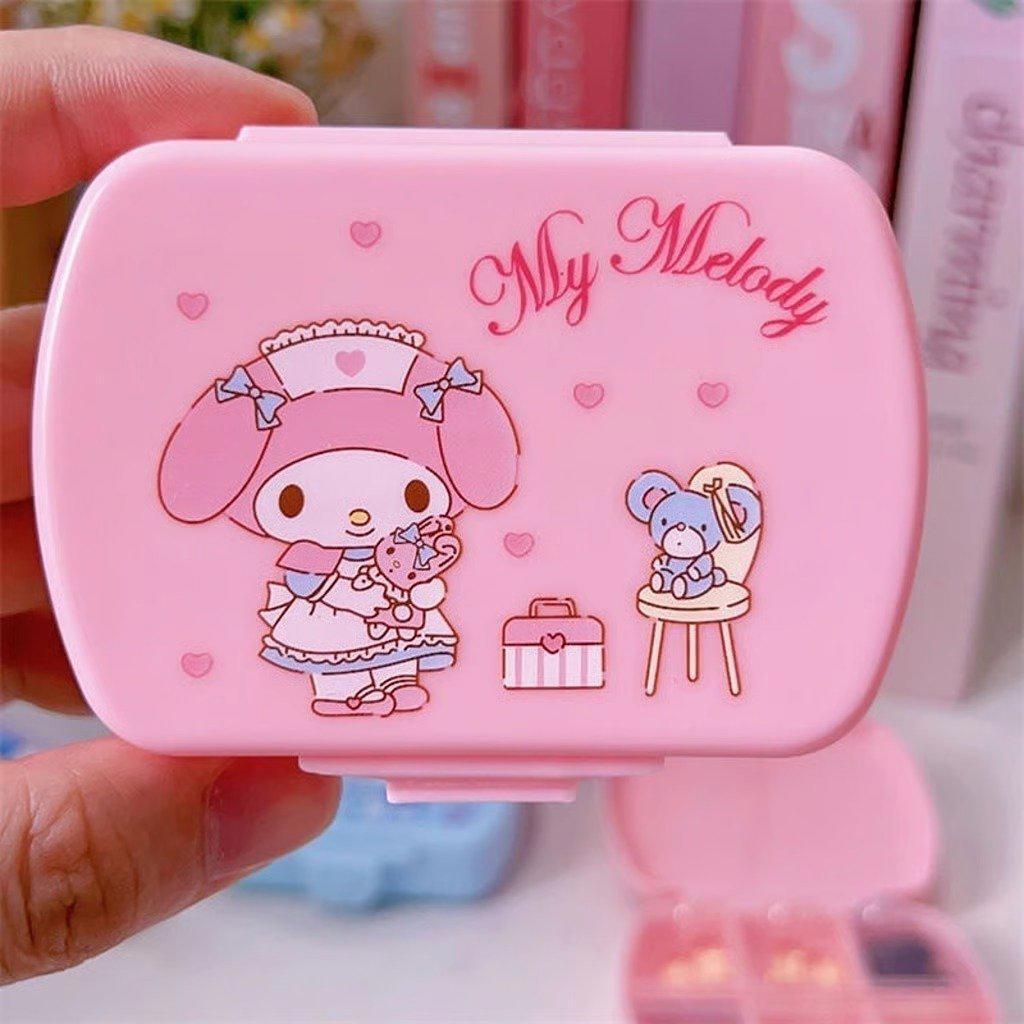 My melody 6 Compartments Pill Case