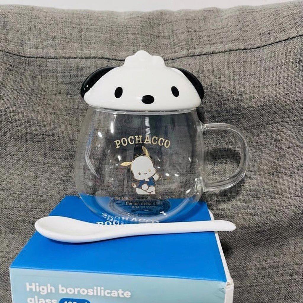 Pochacco high borosilicate glass mug