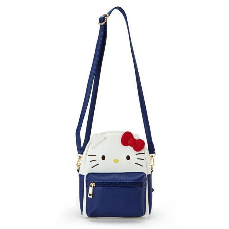 Sanrio Hello Kitty Kuromi PU Leather Shoulder Bag Mini Backpack Crossbody Bag