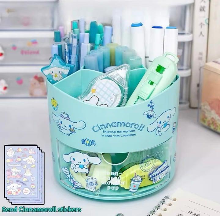 Cinnamoroll Versatile rotating desk organizer/container