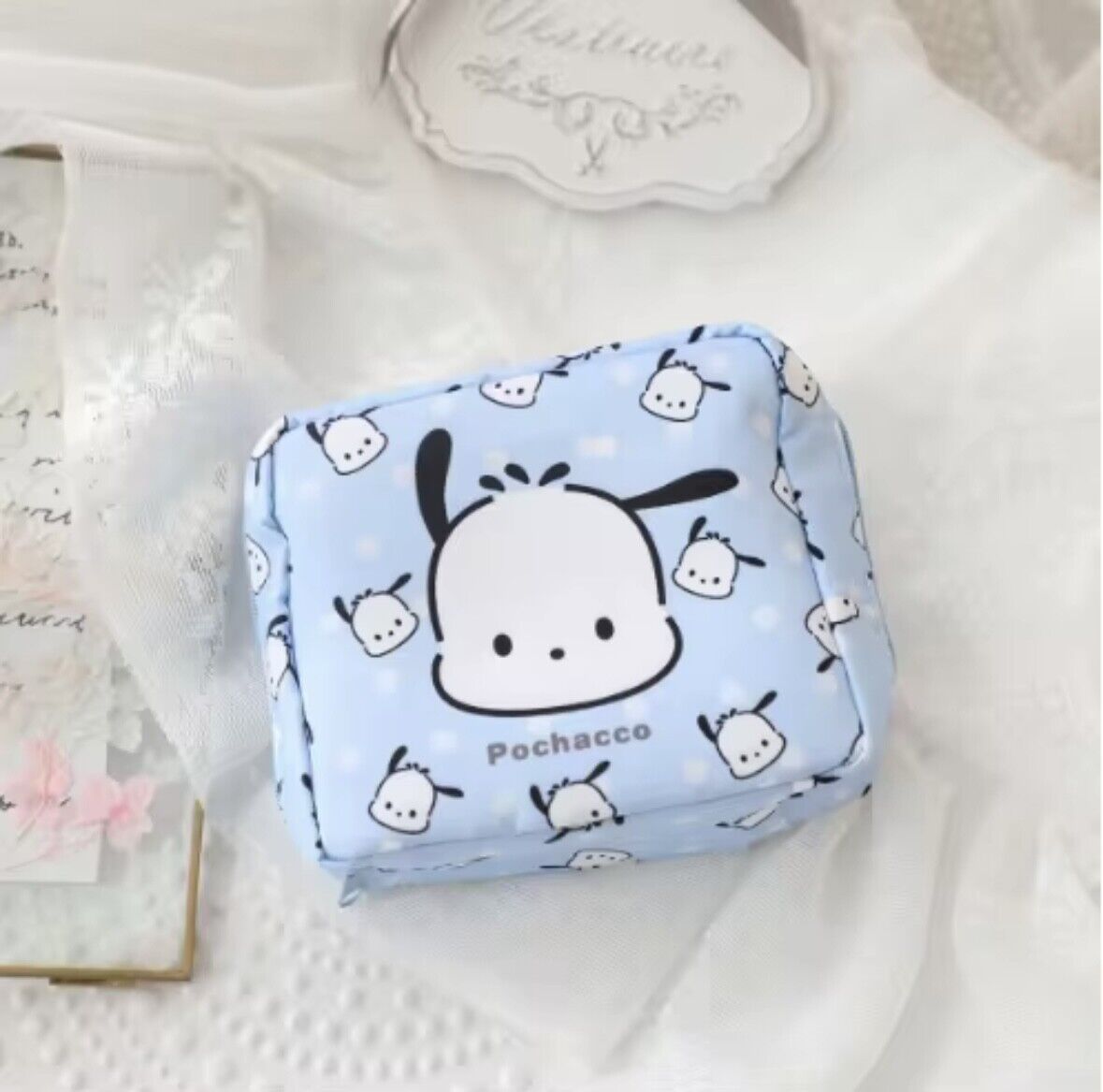 Sanrio Kuromi Hello Kitty Carrying Zipper Pouch/Bag