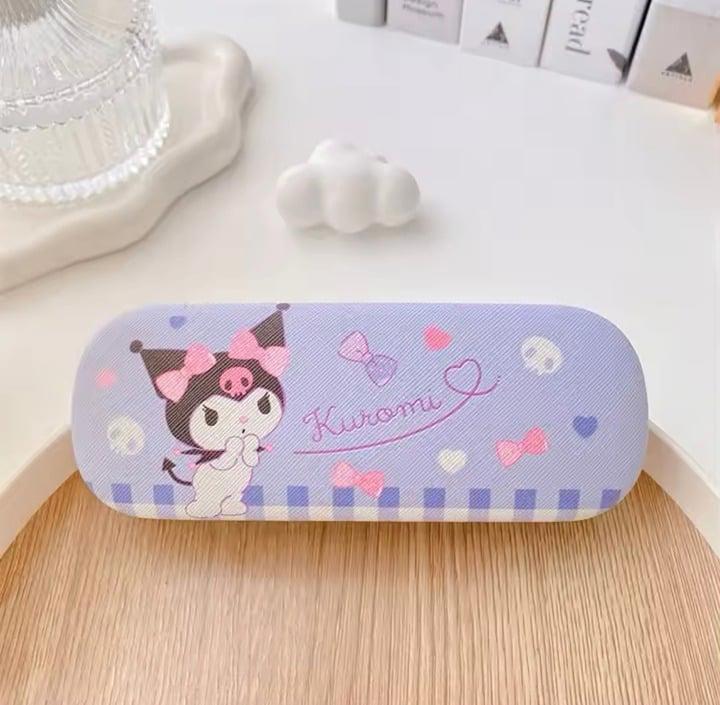 Purple Kuromi Protective Glasses Case