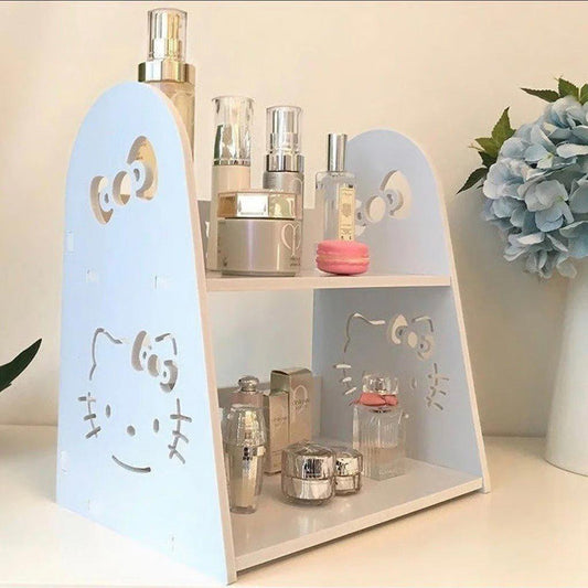 Hello kitty desktop storage shelf