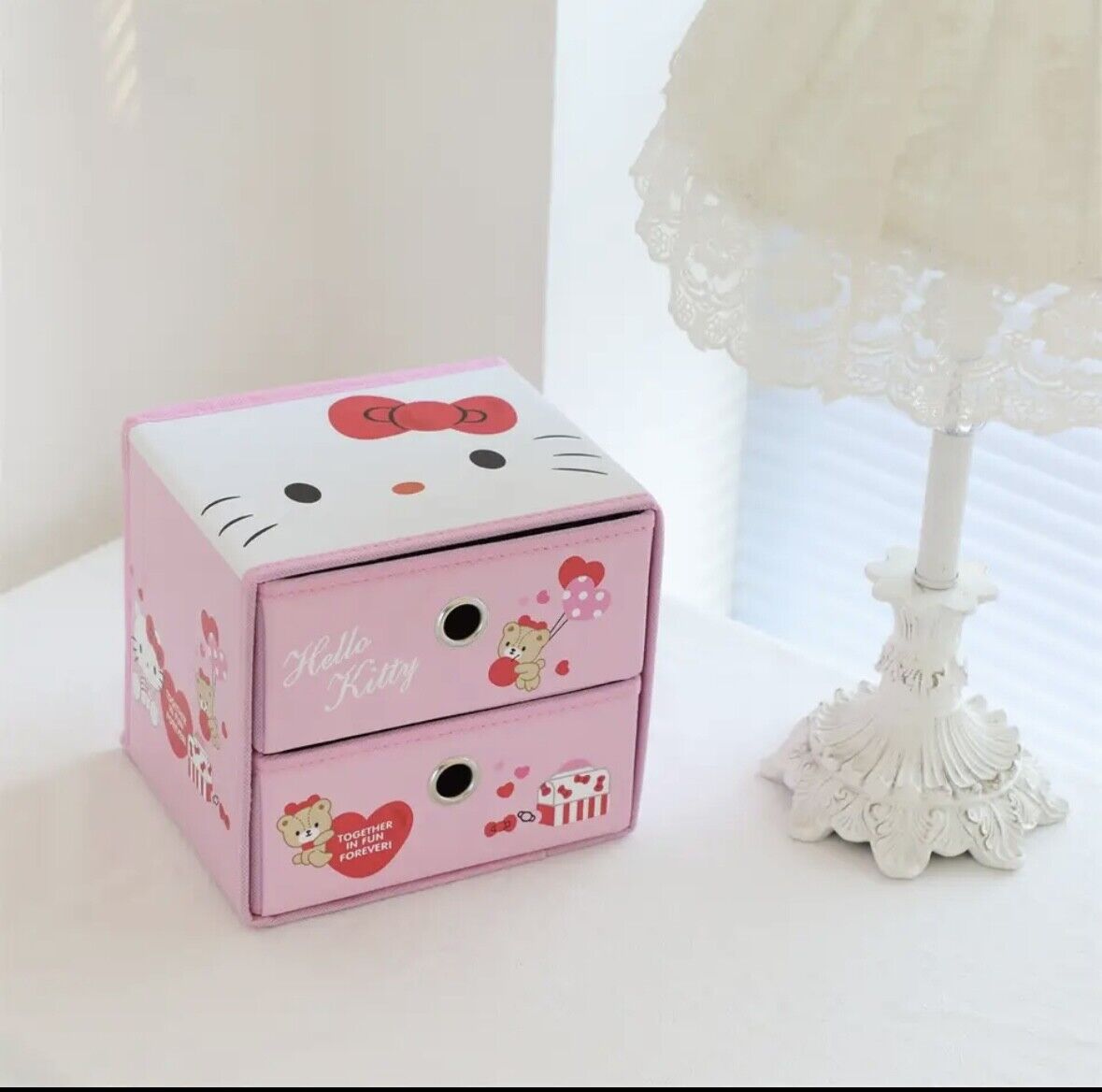 Sanrio Characters 2 Drawers Foldable Storage Bin