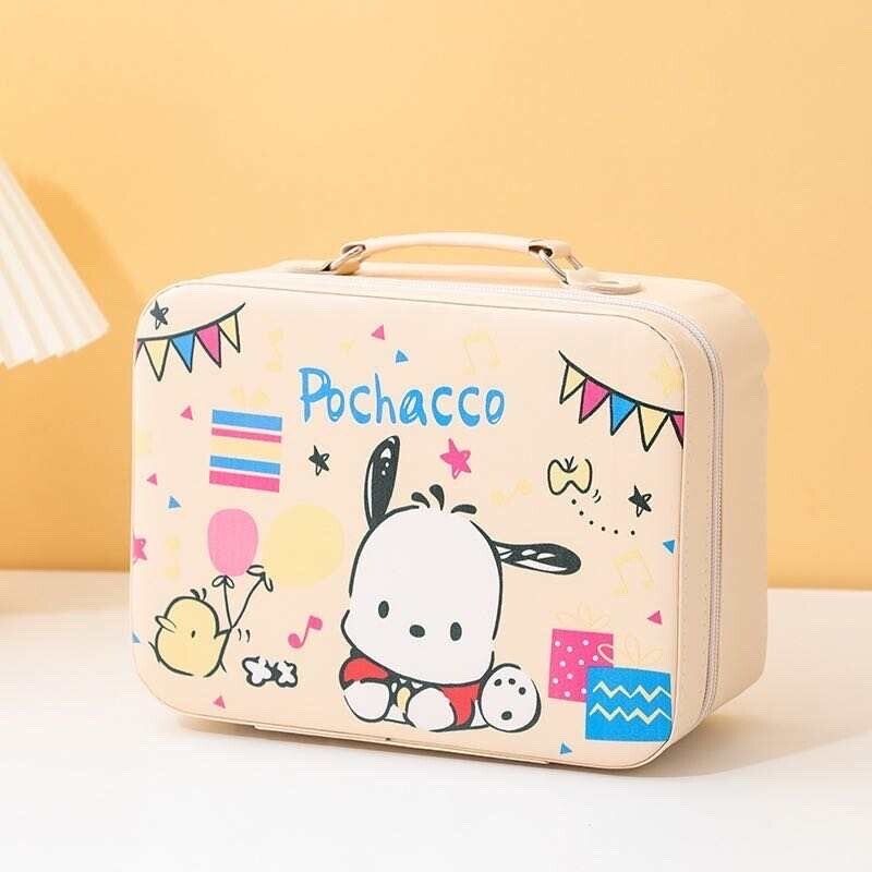 Kawai Sanrio Kuromi Large Capacity Cosmetic Bag Hard Portable Storage Box