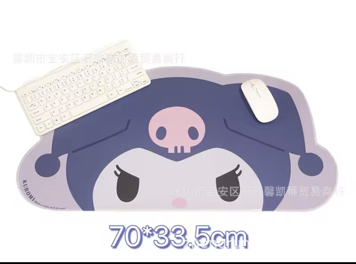 Sanrio Anti-slip extra large Mouse Pad cinnamoroll kuromi melody pochacco badtz