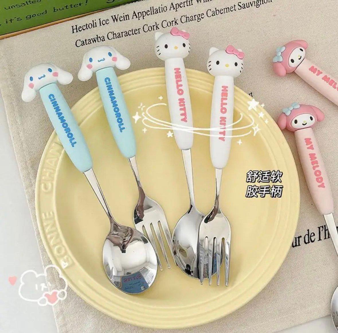 Kuromi Spoon and Fork set