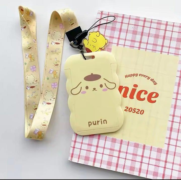 Sanrio Pompompurin - Lanyard and Card Holder