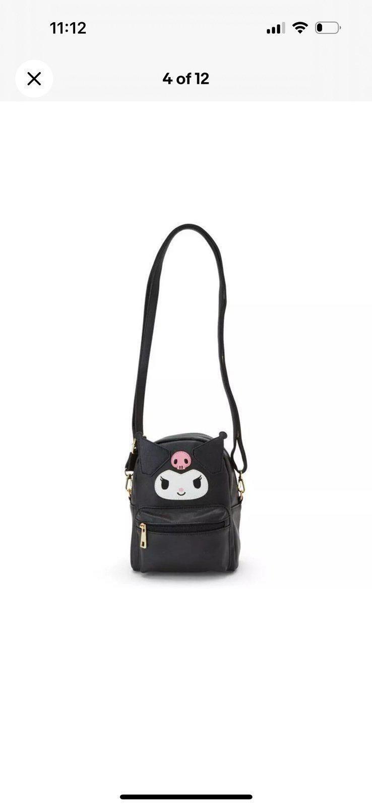 Sanrio Kuromi PU Leather Backpack