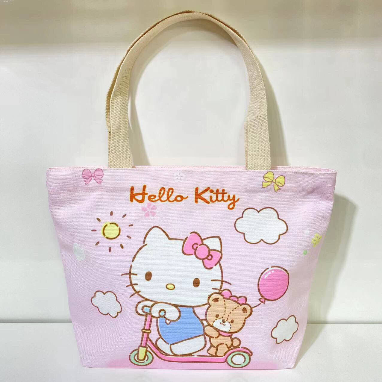 Sanrio HELLO KITTY CHARACTERS Canvas Tote BAG