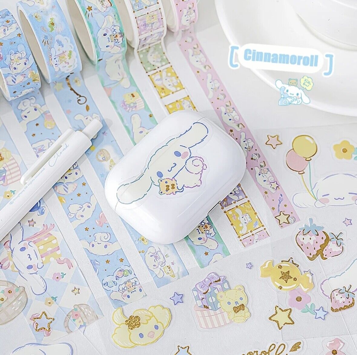 US Seller Sanrio Hello Kitty Kawaii Sticker and Tapes MIX Set