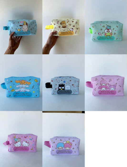 US seller sanrio characters pencil case/cosmetic bag