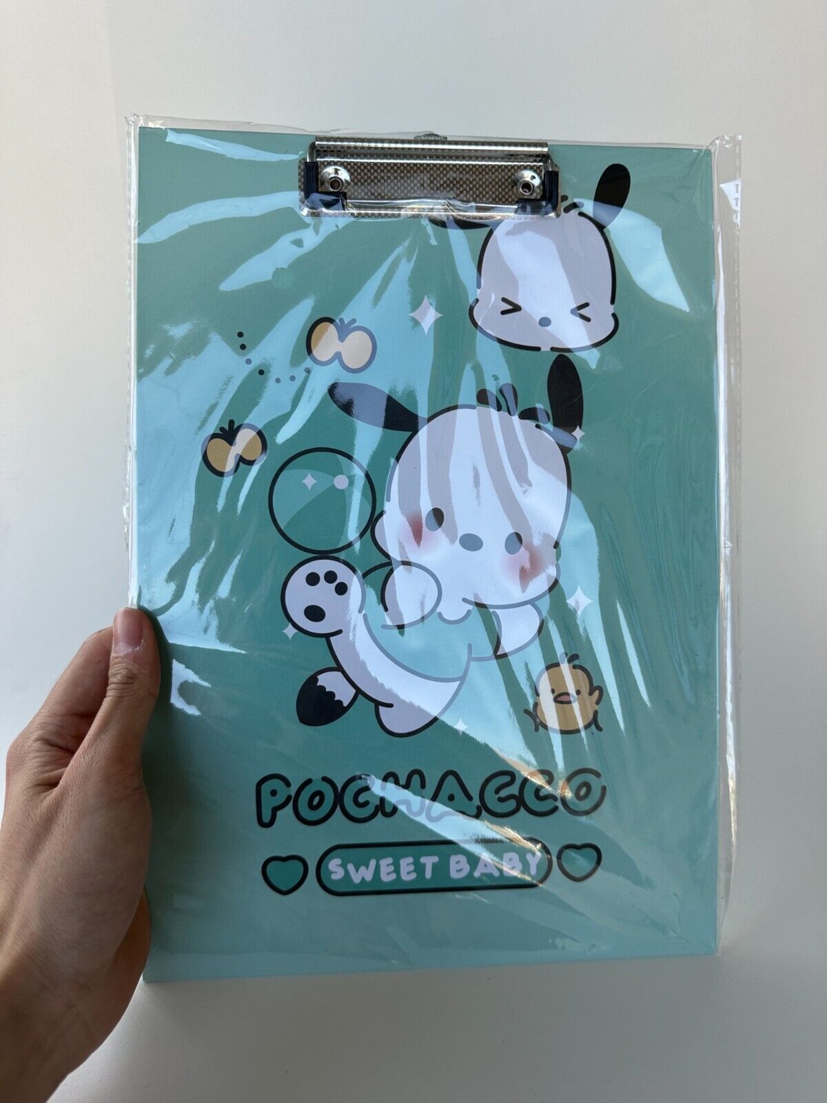 Sanrio Characters Hologram Document Clip Board Paper File Folder Office Supplies