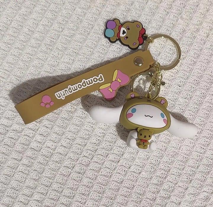 Sanrio Cinnamoroll Cute Kawaii Pendant Ring Keychain