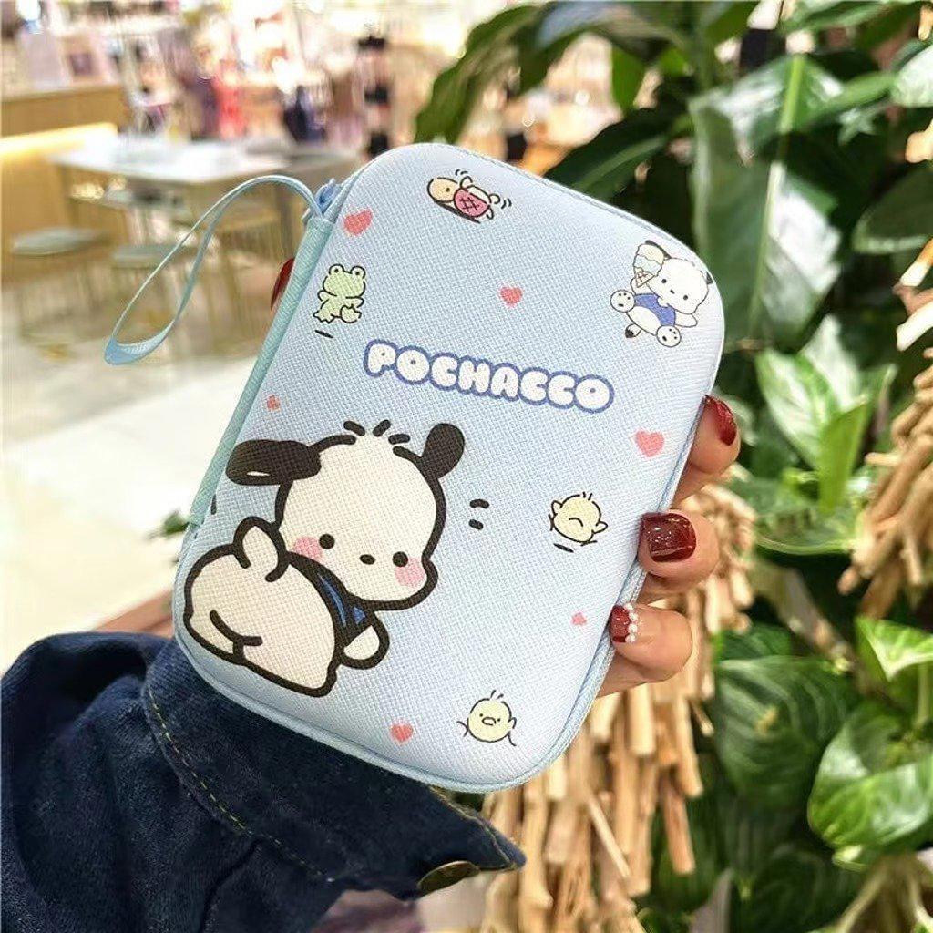 Pochacco carrying organizer zipper pouch