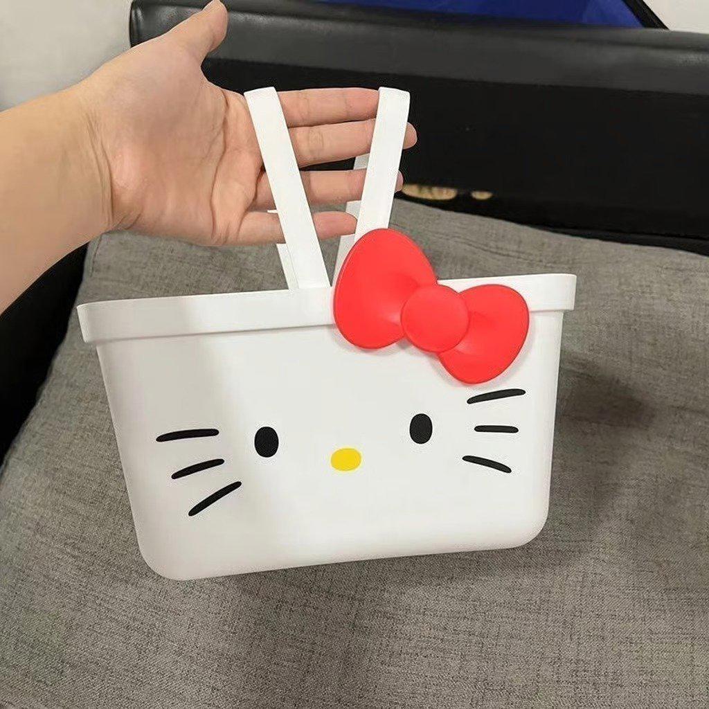 Hello Kitty plastic storage basket