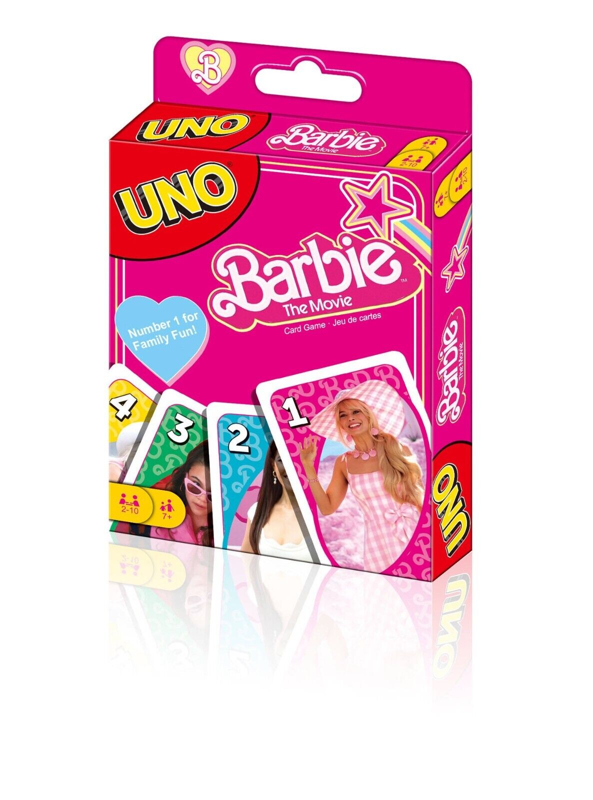 UNO Barbie theme/classic game card