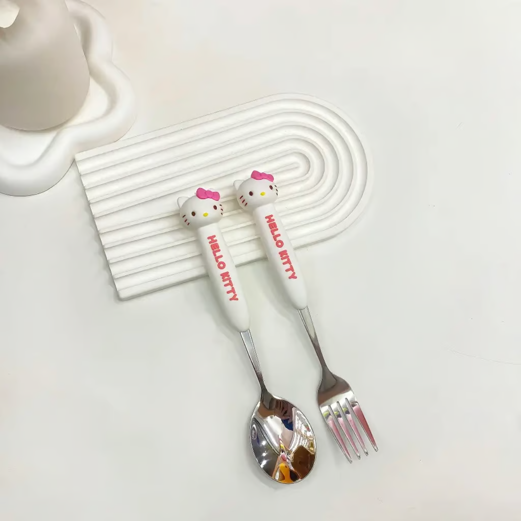 US Seller Sanrio Spoon and Fork set for lunch and dinner