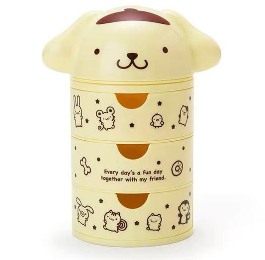 Pompompurin 3 tier drawer mini storage organizer