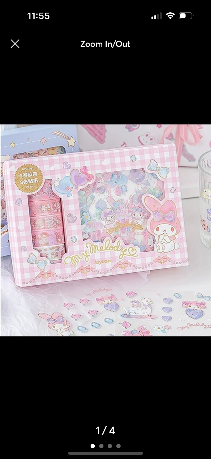 US Seller Sanrio Hello Kitty Kawaii Sticker and Tapes MIX Set